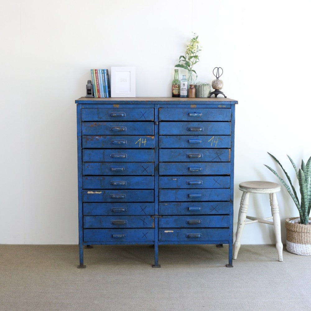 オシャレな遊び心をプラス♪ アイアンのファイリングキャビネット SB1-120