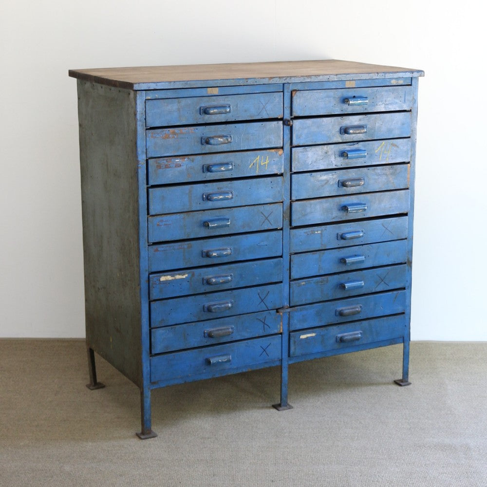 オシャレな遊び心をプラス♪ アイアンのファイリングキャビネット SB1-120