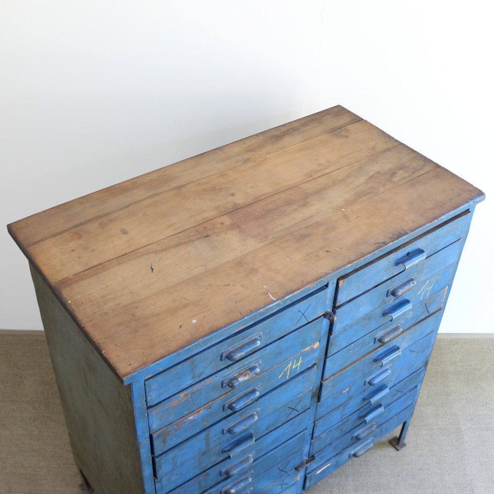 オシャレな遊び心をプラス♪ アイアンのファイリングキャビネット SB1-120