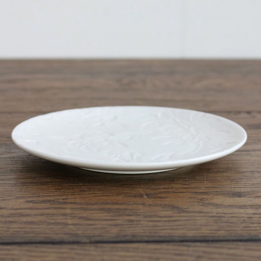 オシャレなデザート皿♪ フランボワーズ 160 プレート 白【スタジオエム】 SM1-181496