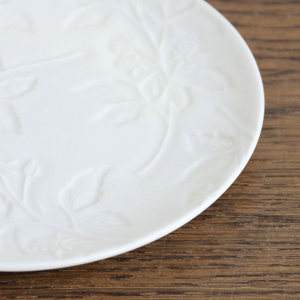 オシャレなデザート皿♪ フランボワーズ 160 プレート 白【スタジオエム】 SM1-181496