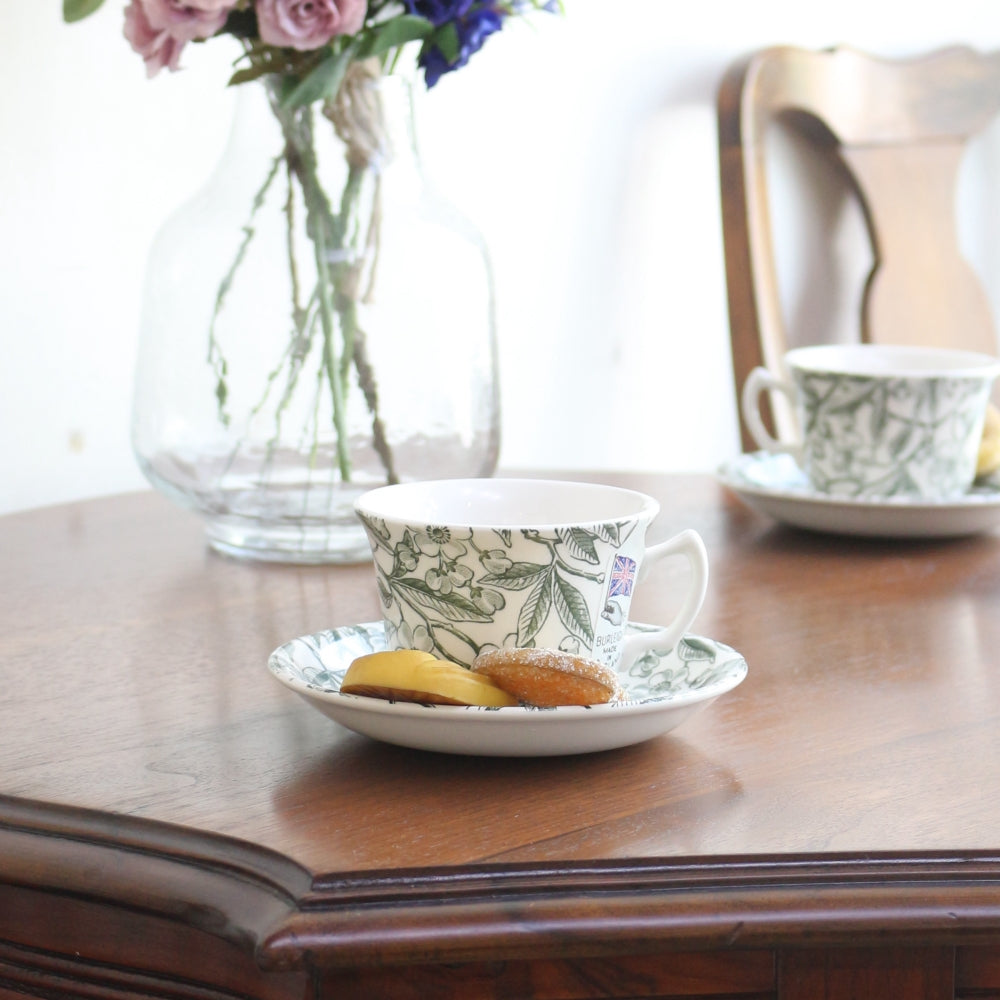 カップ&ソーサー バーレイ社 グリーンプルナス 【日本限定発売】 TI1-E16G00