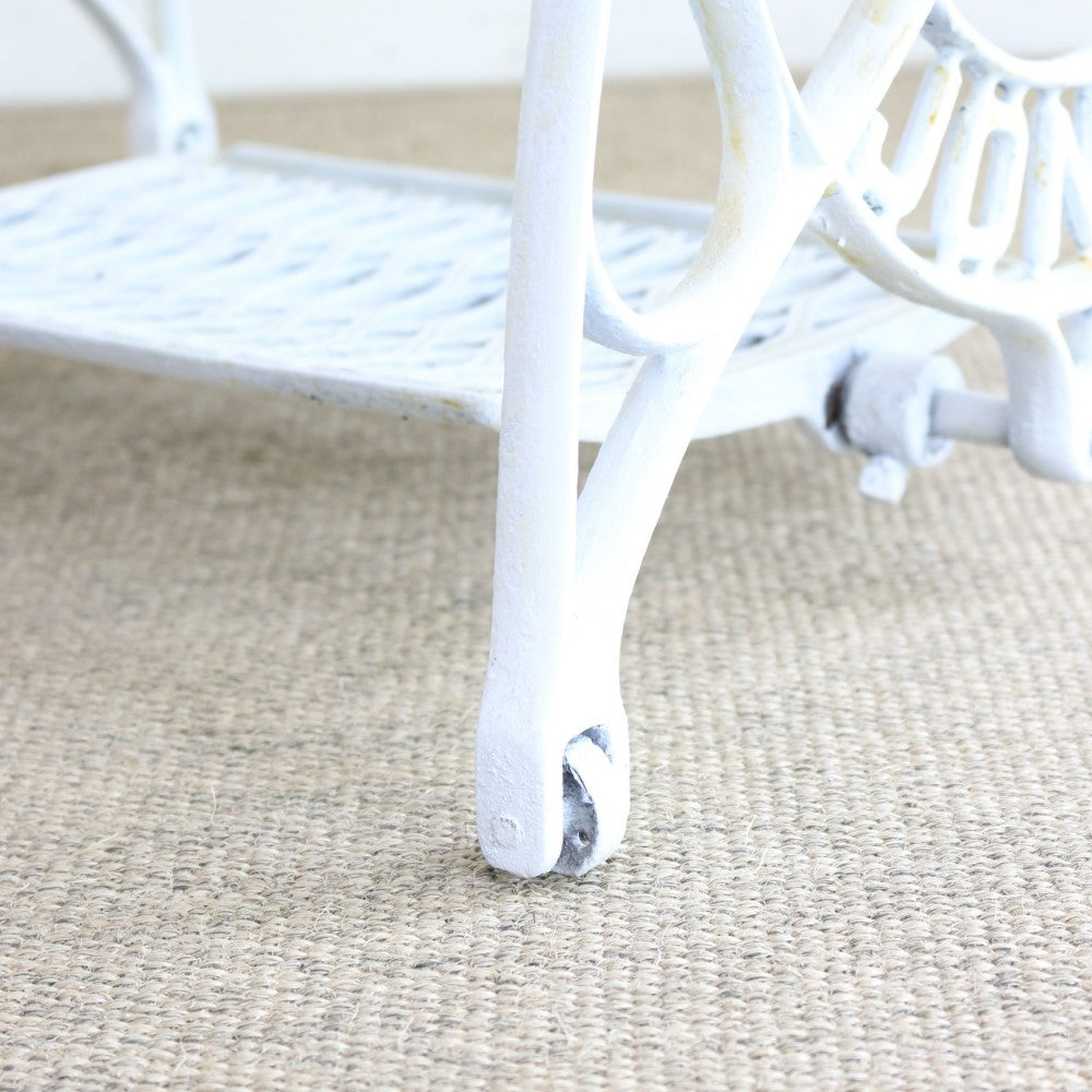 エレガントな形を楽しんで♪ ミシン脚テーブル 直径800mm VC-TOST80