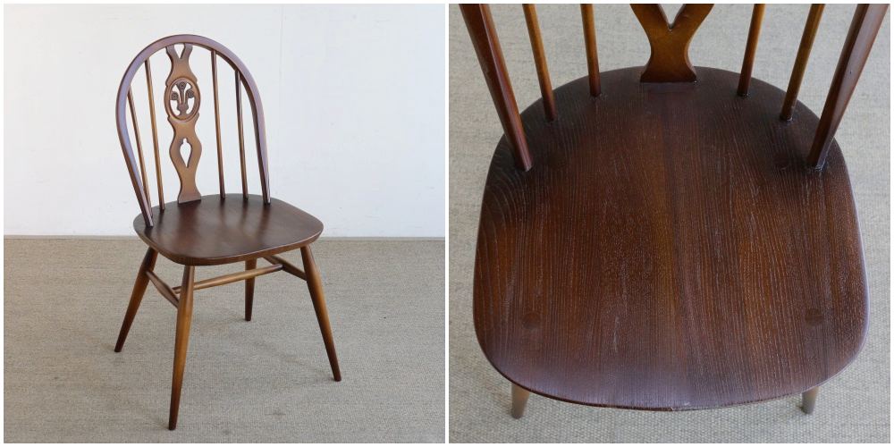 アーコール独特のウィンザースタイル♪ アーコール・フルール・ド・リス チェア VC102-001