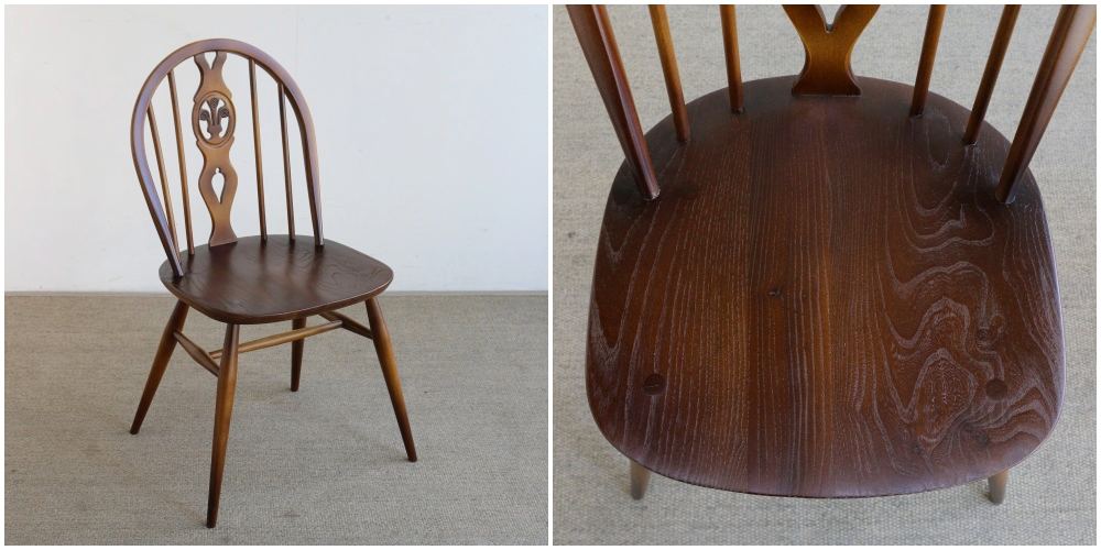 アーコール独特のウィンザースタイル♪ アーコール・フルール・ド・リス チェア VC102-001