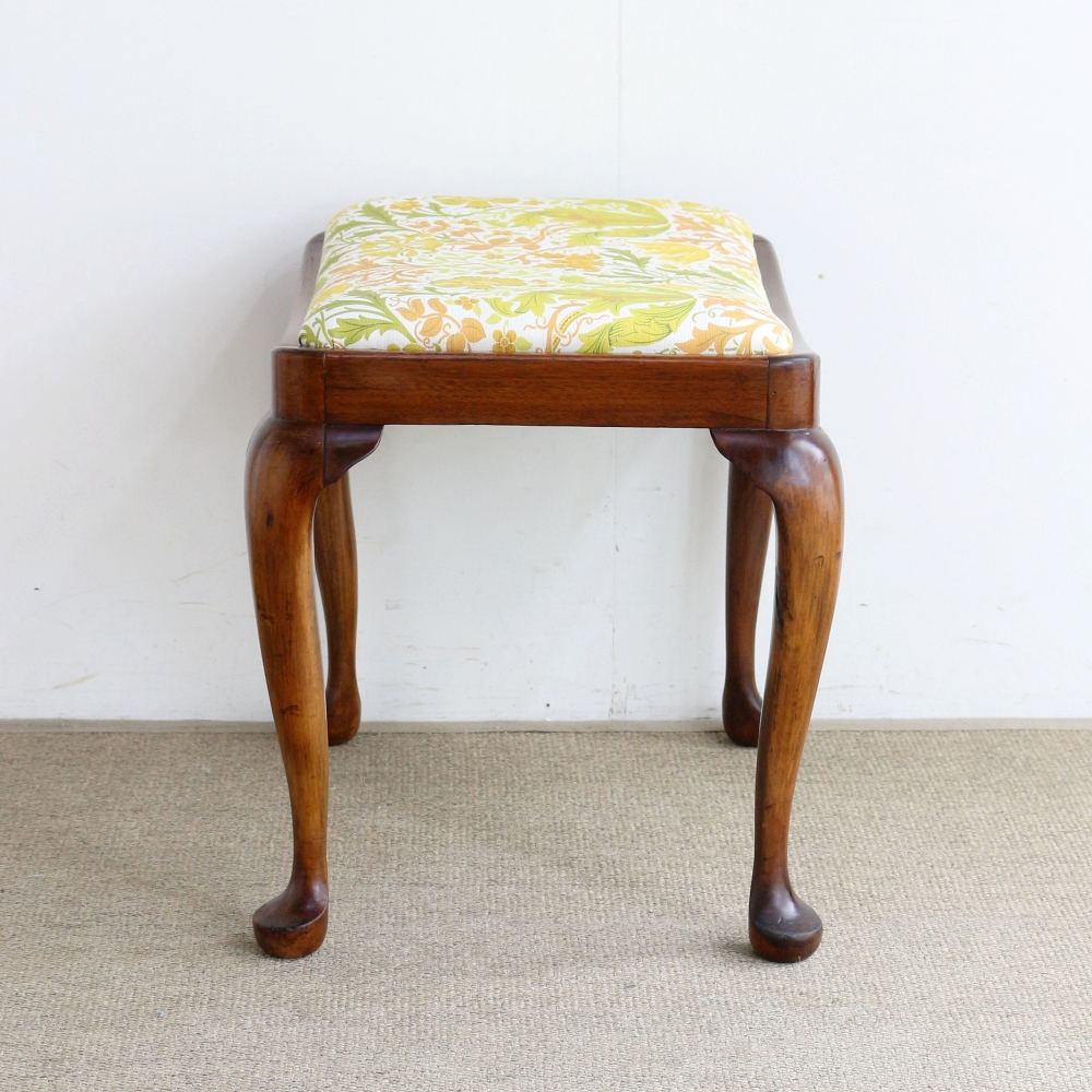 エレガントな猫脚スツール♪ クイーンアンスツール VC103-074-226989