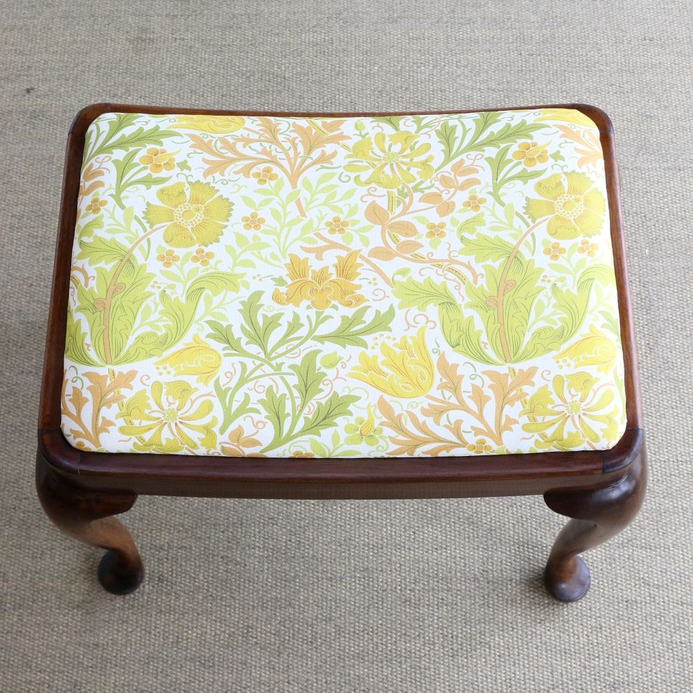 エレガントな猫脚スツール♪ クイーンアンスツール VC103-074-226989