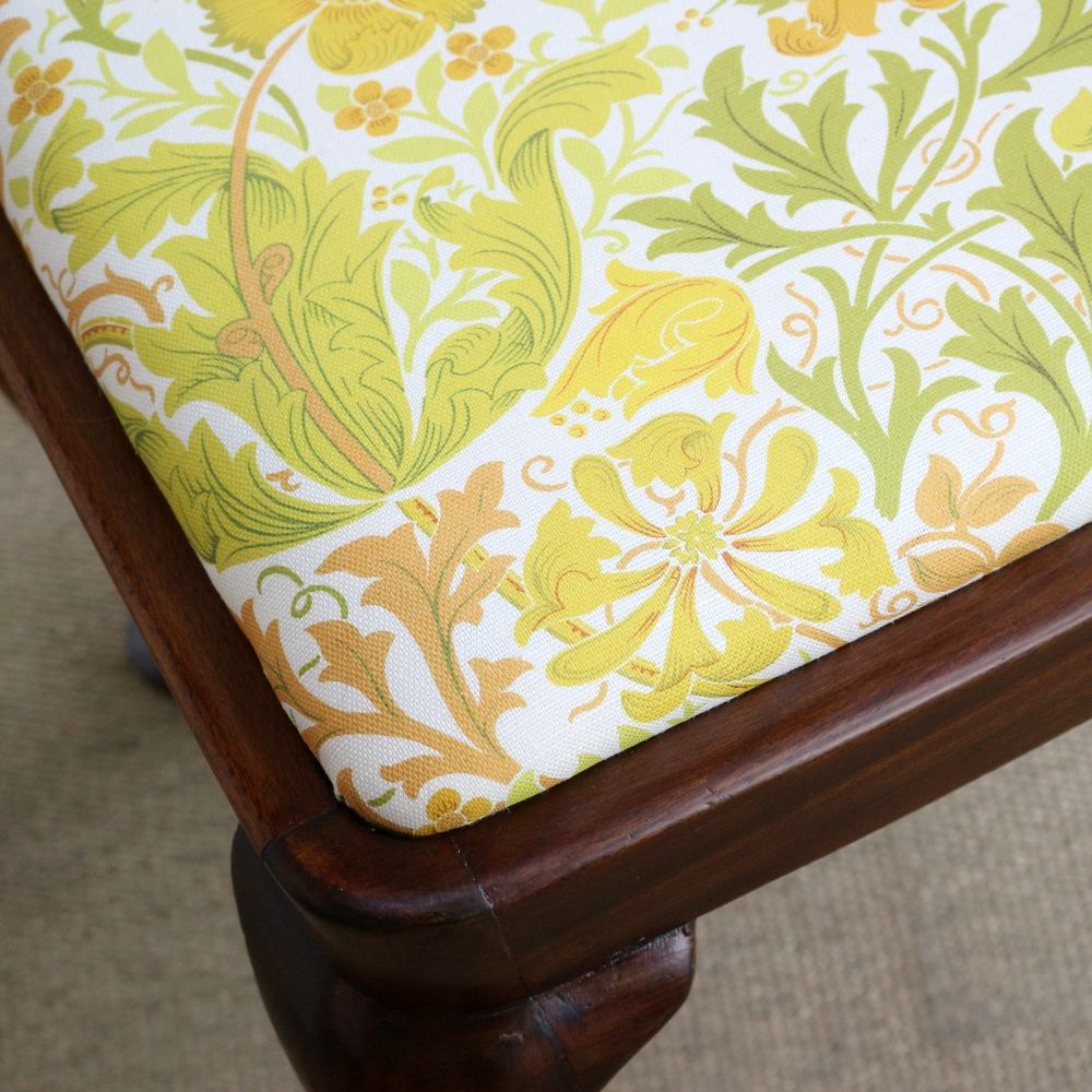 エレガントな猫脚スツール♪ クイーンアンスツール VC103-074-226989