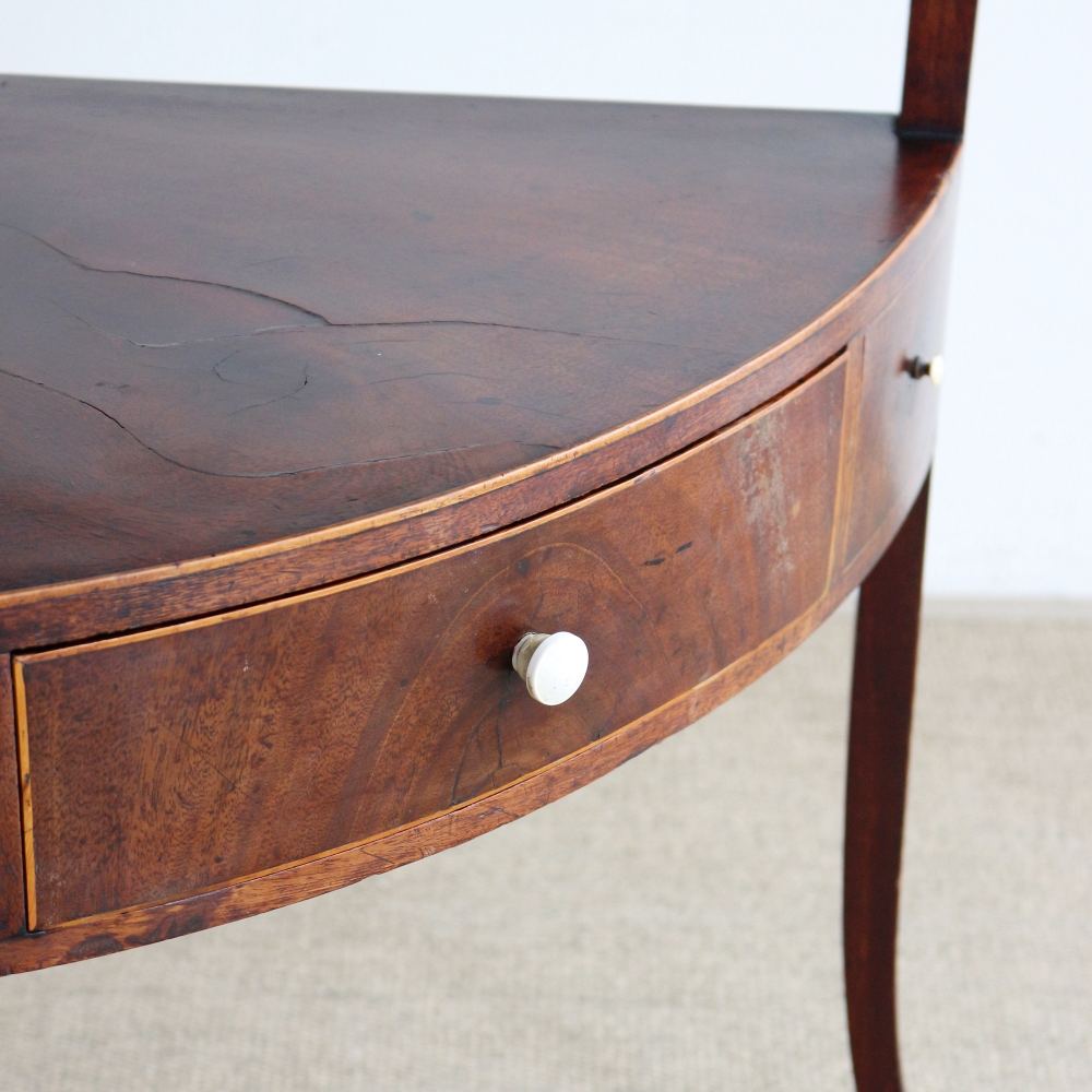 オシャレなマホガニー製♪ コーナーウォッシュスタンド VC103-079