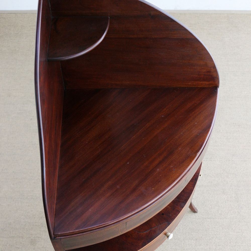 オシャレなマホガニー製♪ コーナーウォッシュスタンド VC103-079