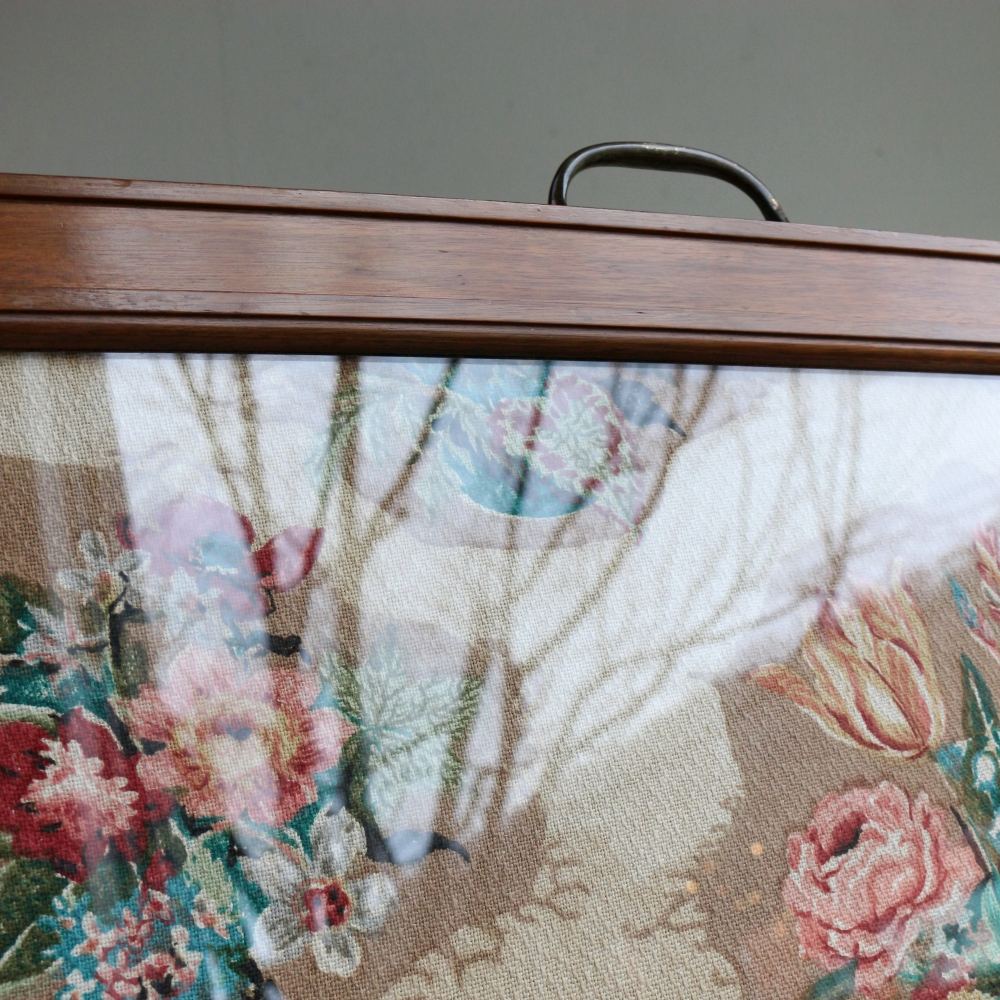 オシャレな花模様♪ ファイヤースクリーン VC103-110