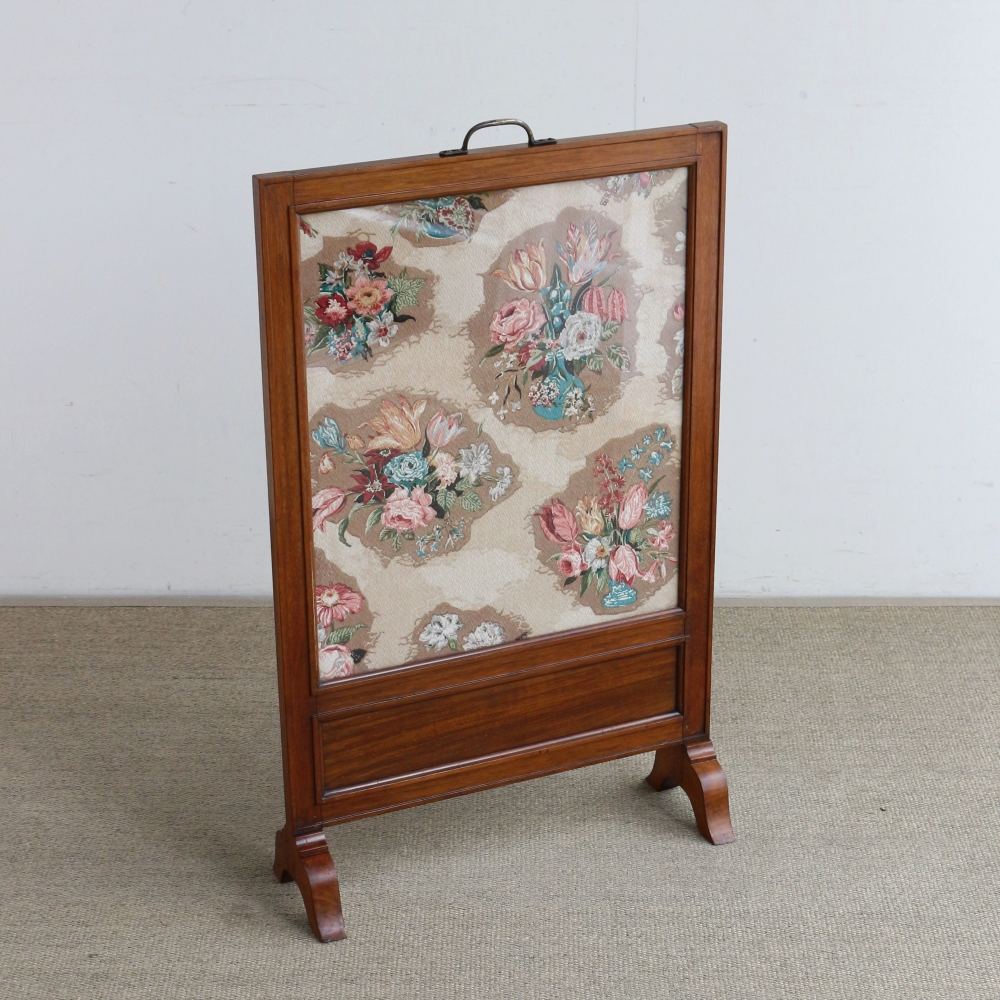 オシャレな花模様♪ ファイヤースクリーン VC103-110