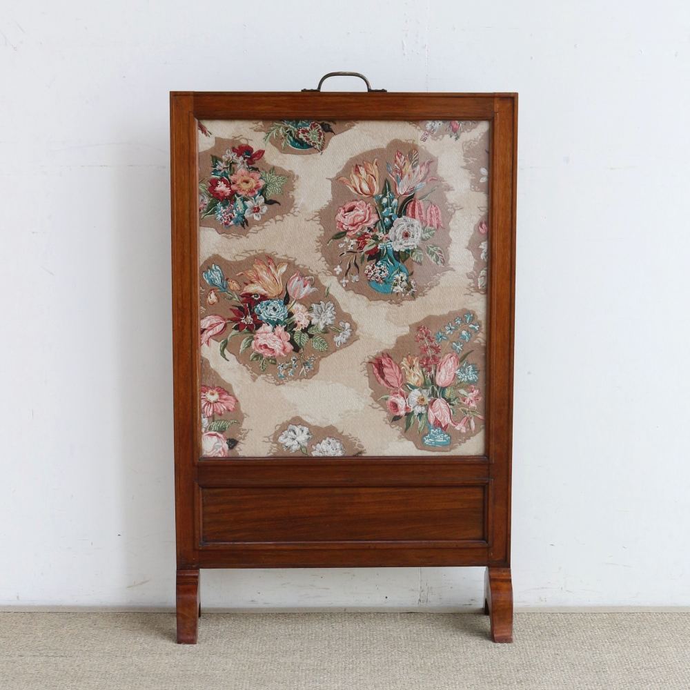 オシャレな花模様♪ ファイヤースクリーン VC103-110