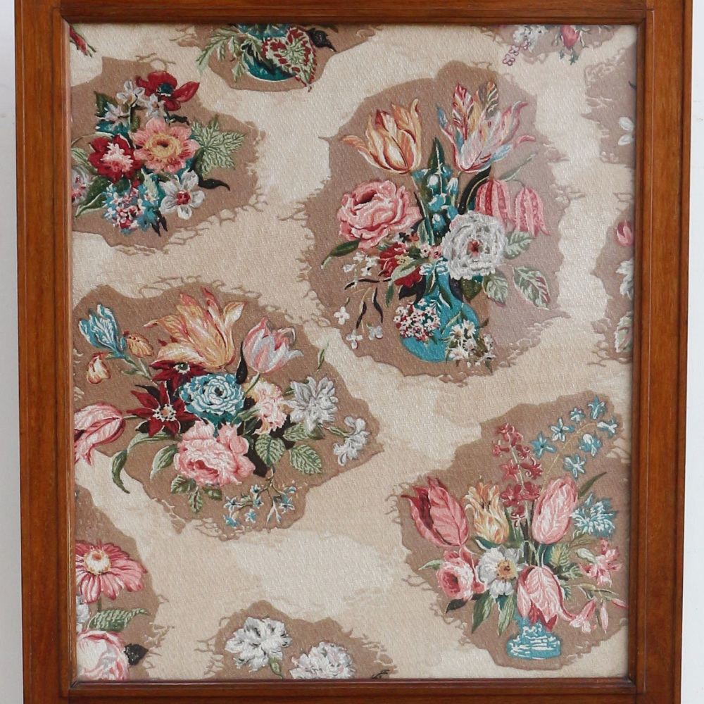 オシャレな花模様♪ ファイヤースクリーン VC103-110