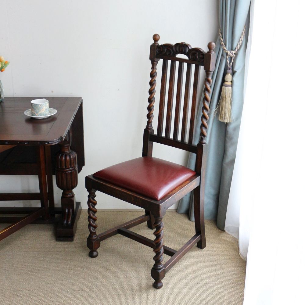 オシャレなツイストに一目惚れ♪ ダイニングチェア VC103-295