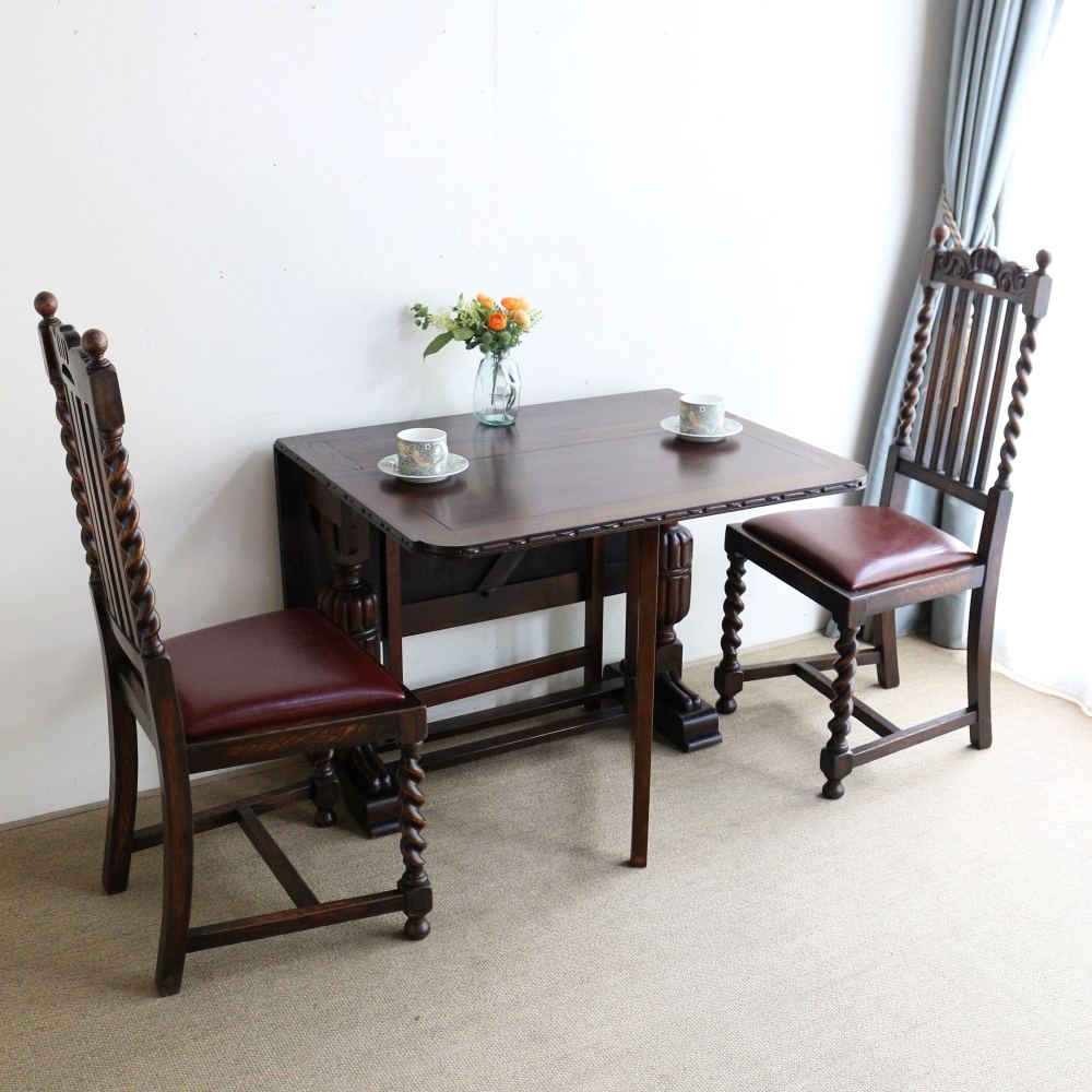 オシャレなツイストに一目惚れ♪ ダイニングチェア VC103-295