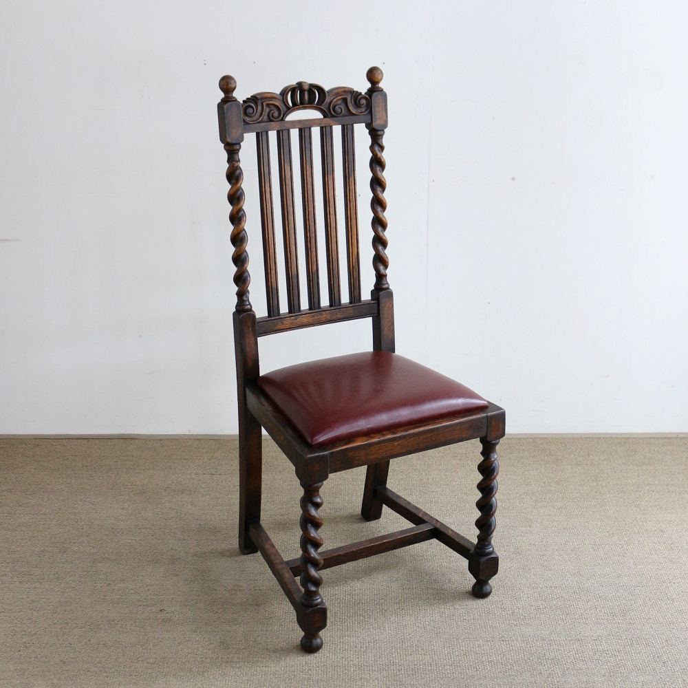 オシャレなツイストに一目惚れ♪ ダイニングチェア VC103-295