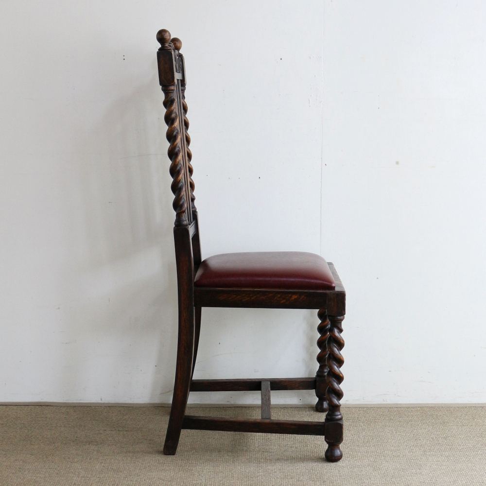 オシャレなツイストに一目惚れ♪ ダイニングチェア VC103-295