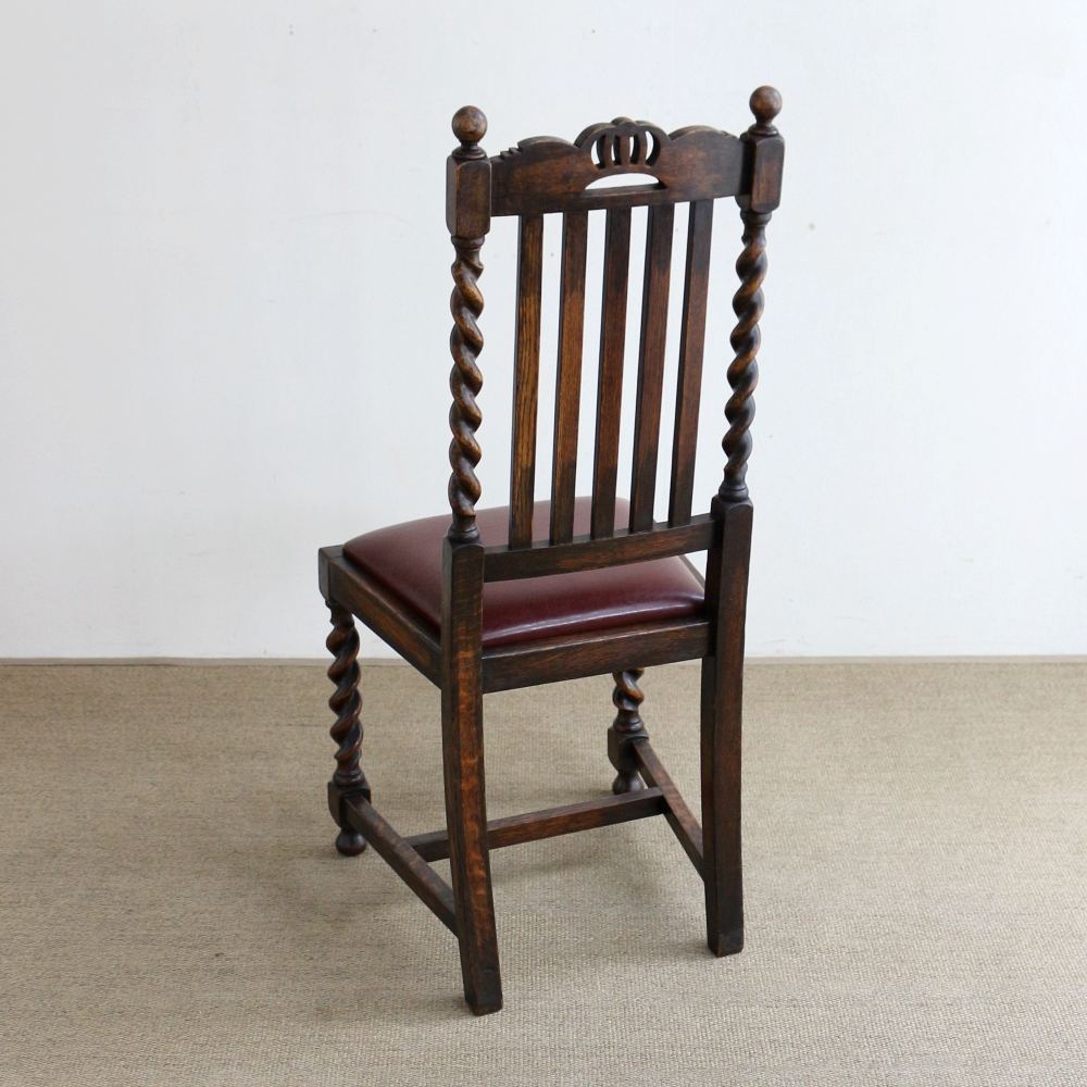 オシャレなツイストに一目惚れ♪ ダイニングチェア VC103-295