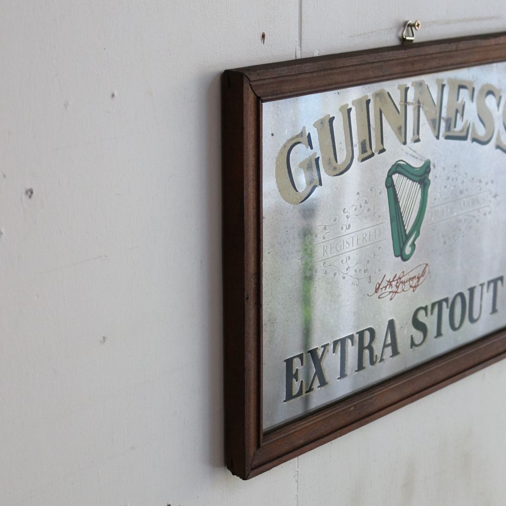 お部屋もオシャレに演出♪ ヴィンテージ パブミラー【GUINNESS/ギネス】 VC103-336003
