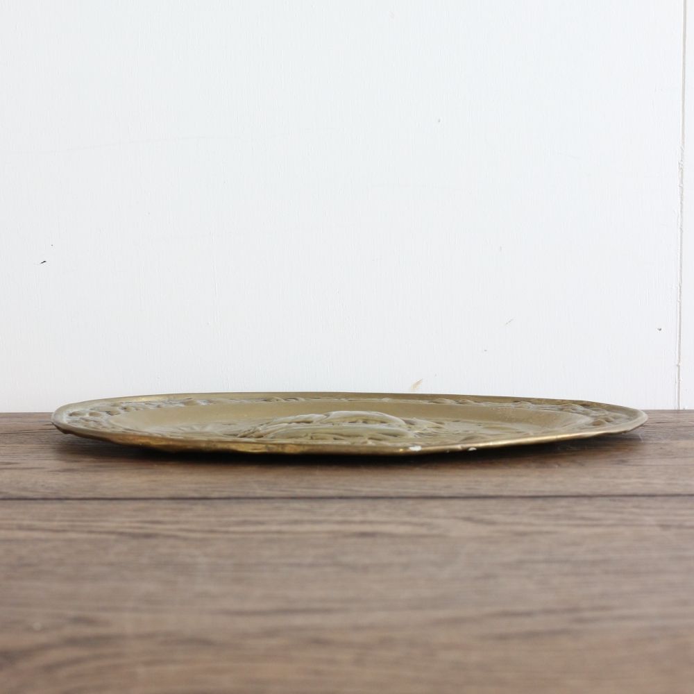 イギリスの船のモチーフ♪ 真鍮の壁飾り VC103-342003