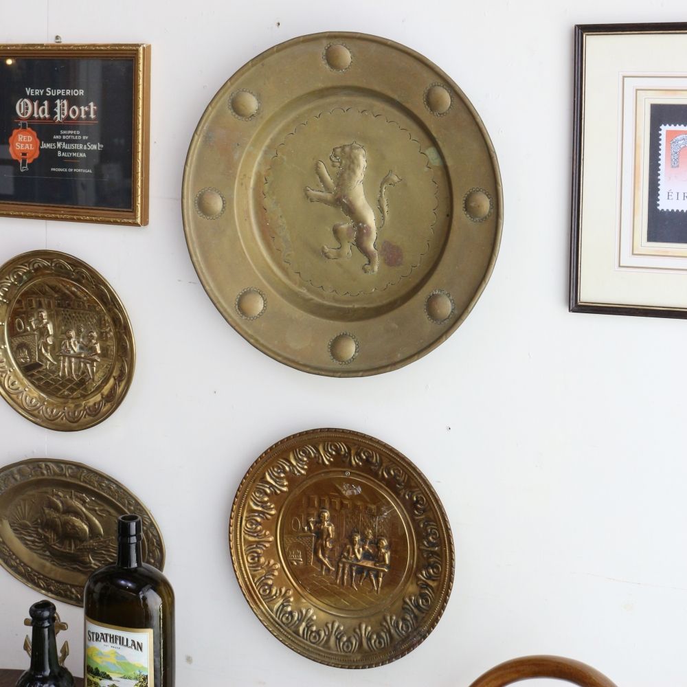 イングランドを象徴するライオンのモチーフ♪ 真鍮の壁飾り VC103-342009