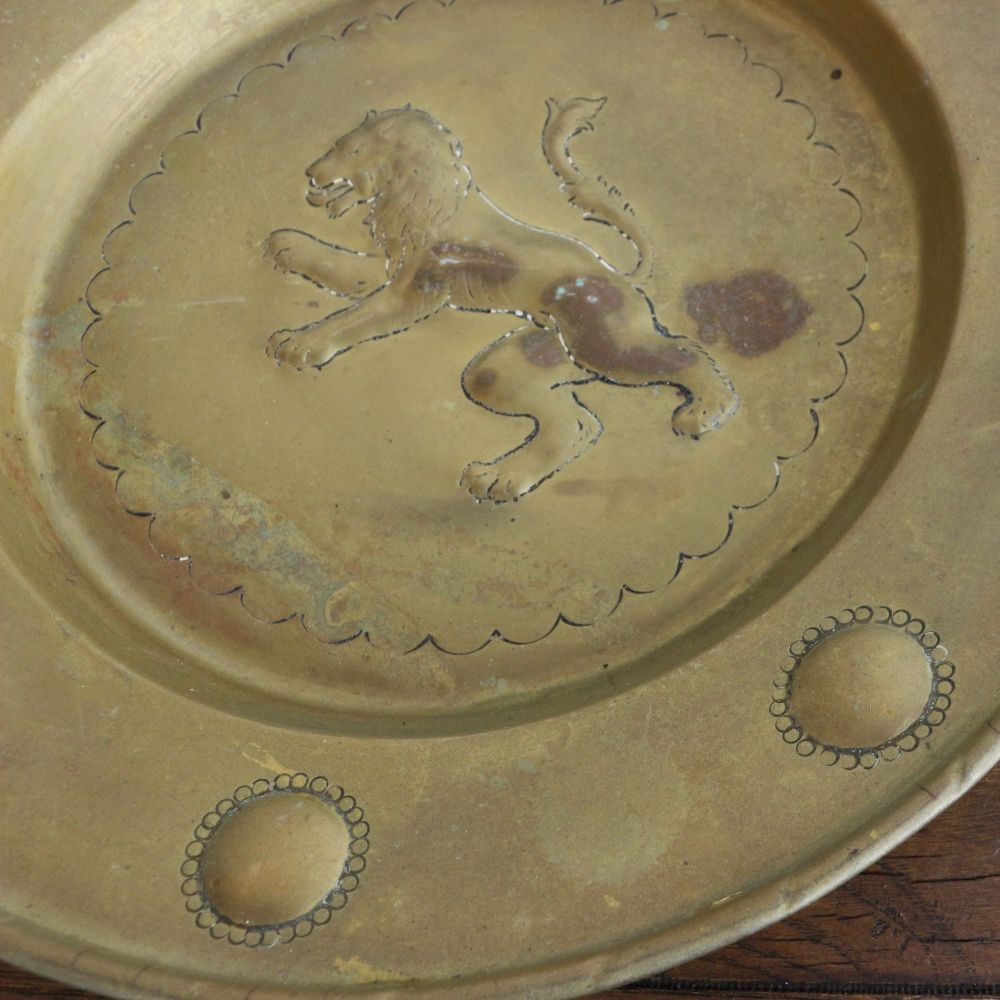 イングランドを象徴するライオンのモチーフ♪ 真鍮の壁飾り VC103-342009