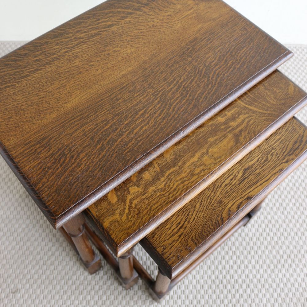 オークの味わい♪ ネストテーブル VC104-046