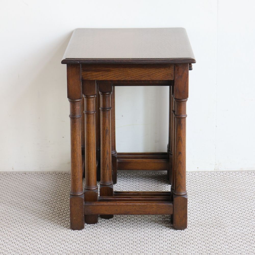 オークの味わい♪ ネストテーブル VC104-046