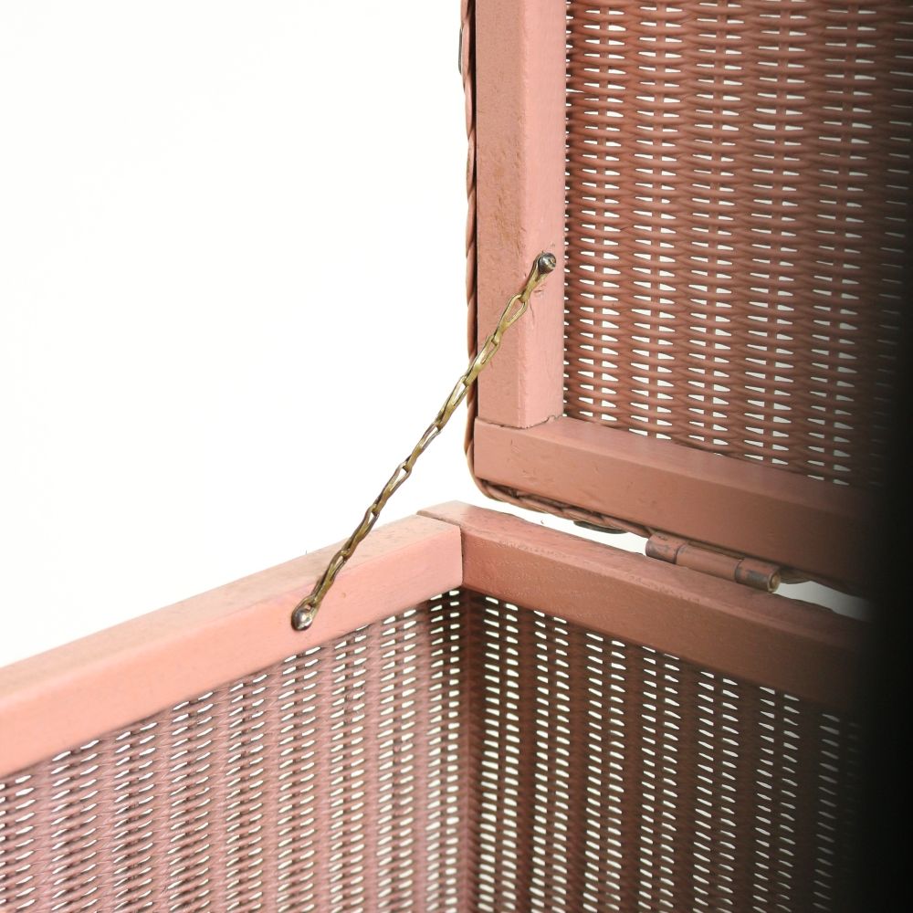 オシャレなガラス天板です♪ ロイドルームバスケット VC104-095