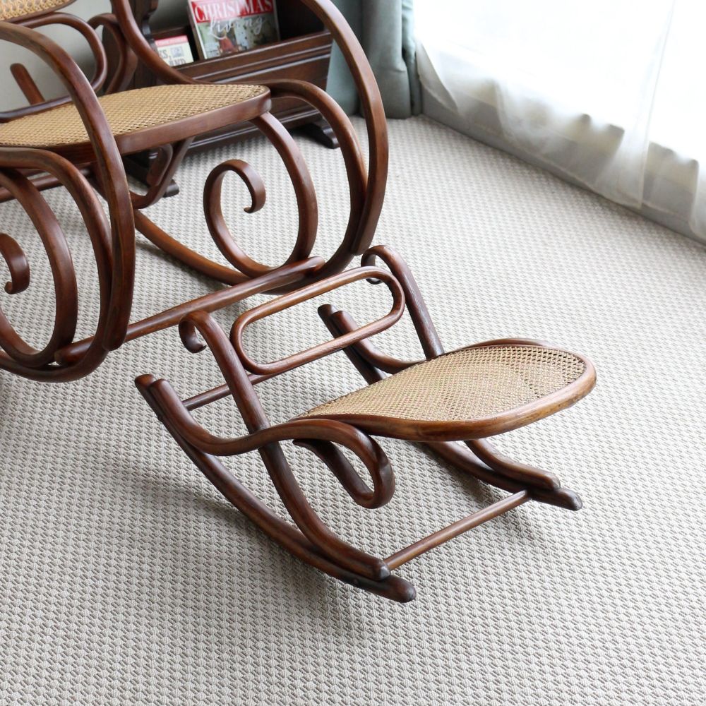 オシャレなベントウッド♪ ロッキングフットスツール VC104-153