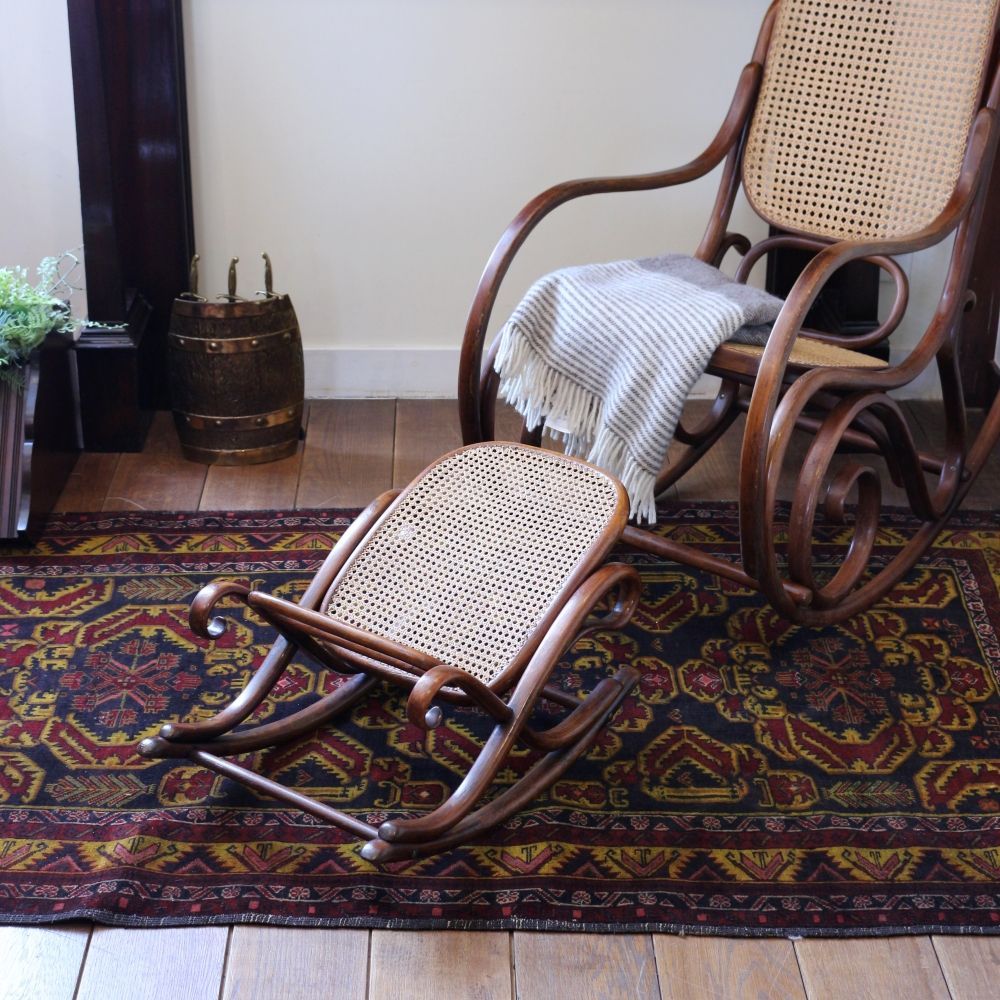 オシャレなベントウッド♪ ロッキングフットスツール VC104-153