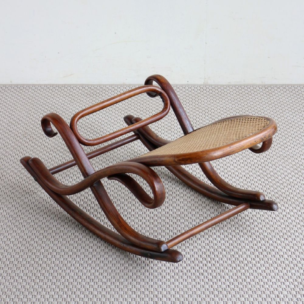 オシャレなベントウッド♪ ロッキングフットスツール VC104-153