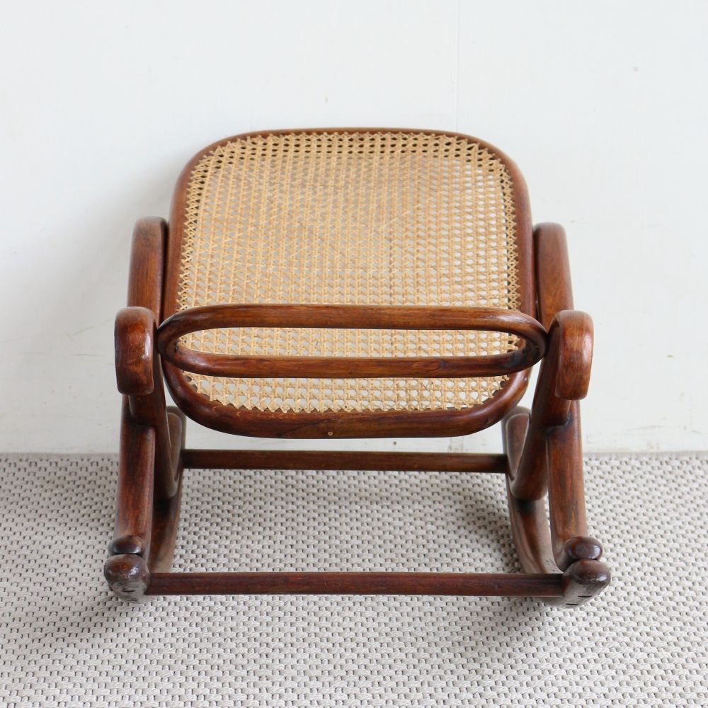 オシャレなベントウッド♪ ロッキングフットスツール VC104-153