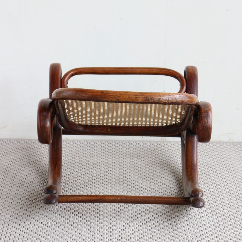 オシャレなベントウッド♪ ロッキングフットスツール VC104-153