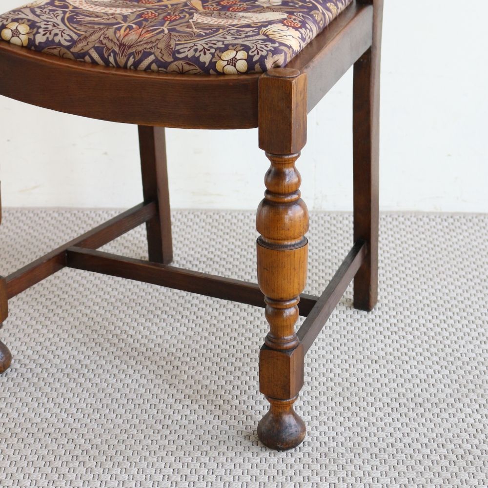 オシャレな椅子のある暮らし♪ ダイニングチェア【ウィリアム・モリス / イチゴ泥棒】 VC104-229MORRIS