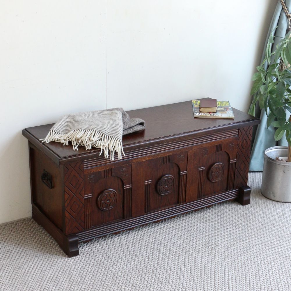 オシャレな収納ボックス♪ ブランケットボックス VC104-276