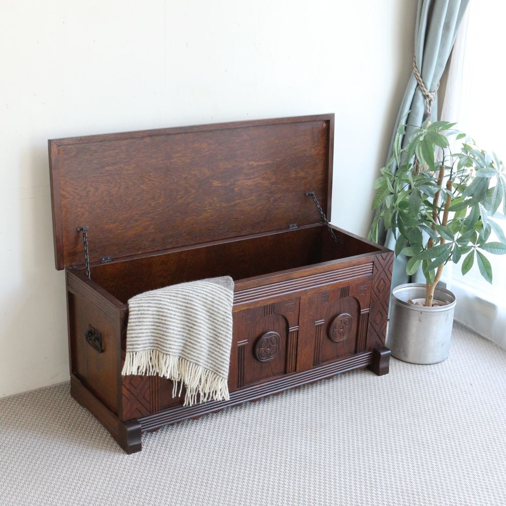 オシャレな収納ボックス♪ ブランケットボックス VC104-276