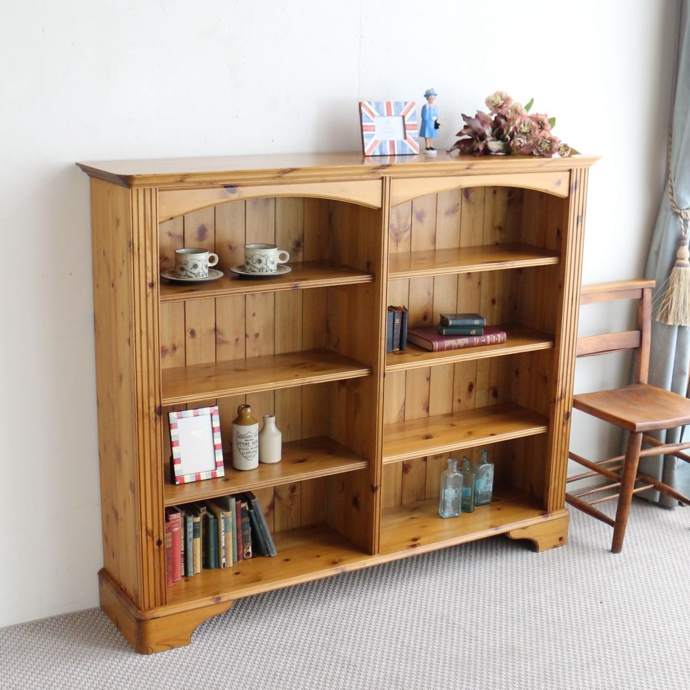 アーチがオシャレ♪ パイン ブックシェルフ【DUCAL】 VC104-281