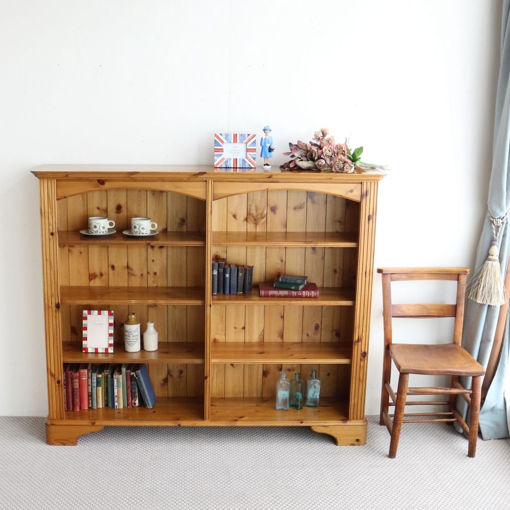 アーチがオシャレ♪ パイン ブックシェルフ【DUCAL】 VC104-281