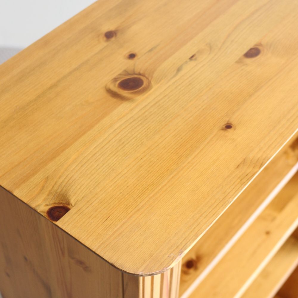 アーチがオシャレ♪ パイン ブックシェルフ【DUCAL】 VC104-281