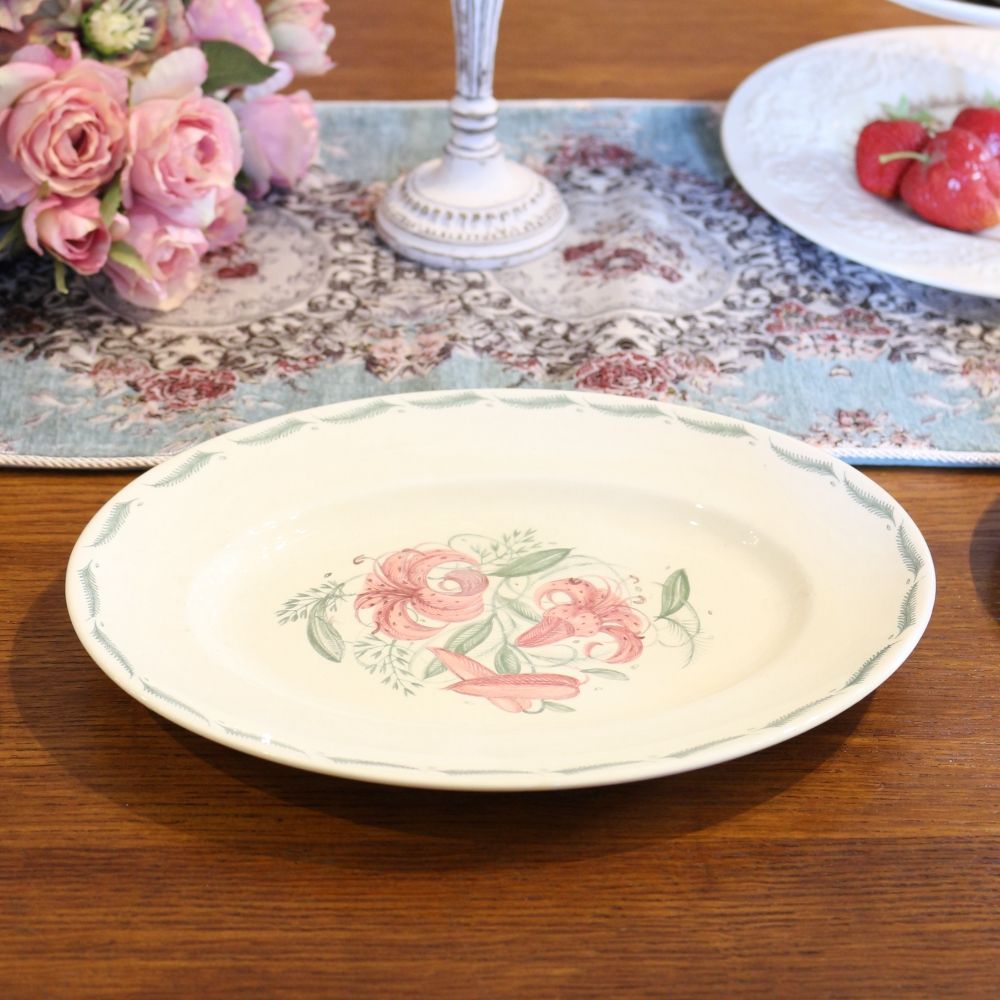 オシャレなオーバルプレート♪【Susie Cooper/Tiger lily】 VC104-352003