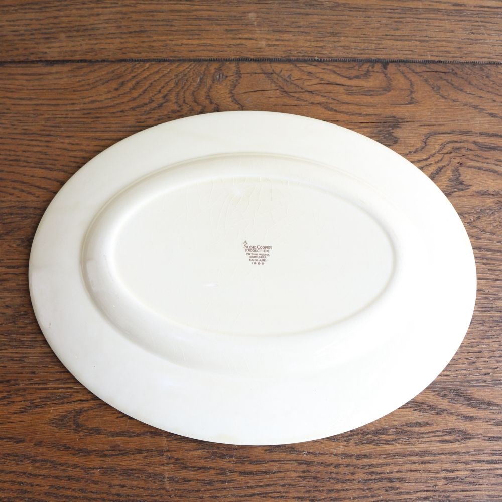 オシャレなオーバルプレート♪【Susie Cooper/Tiger lily】 VC104-352003