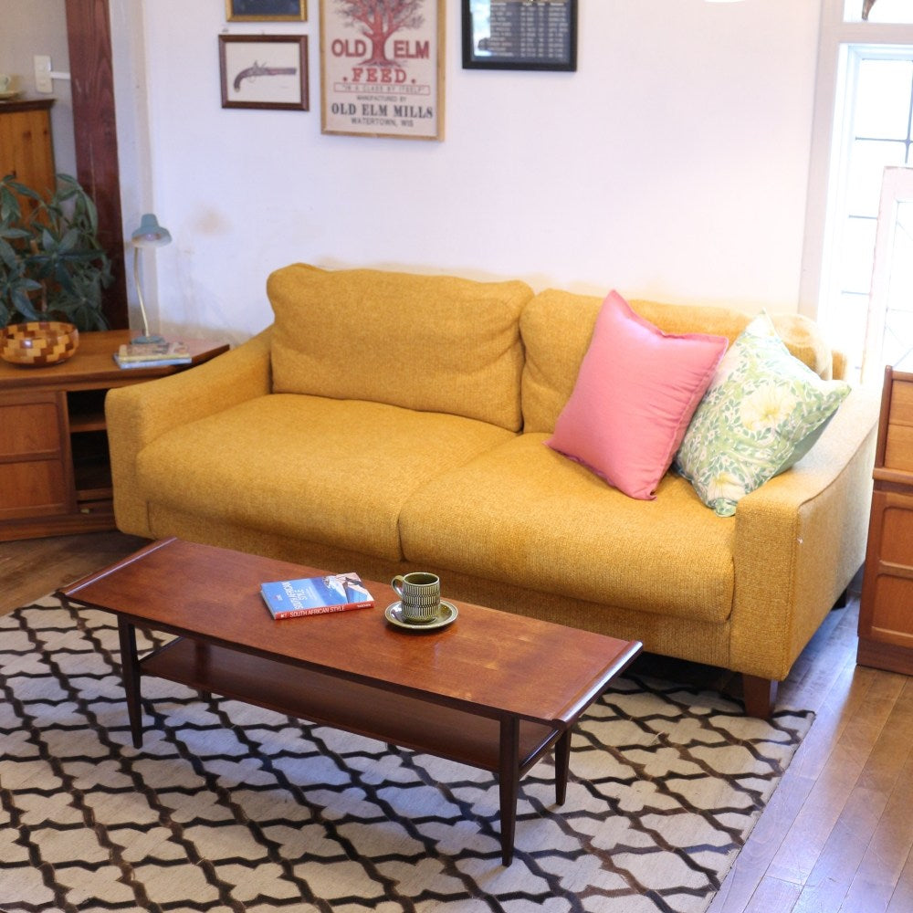 カーブする天板がオシャレ♪ コーヒーテーブル VC104-399