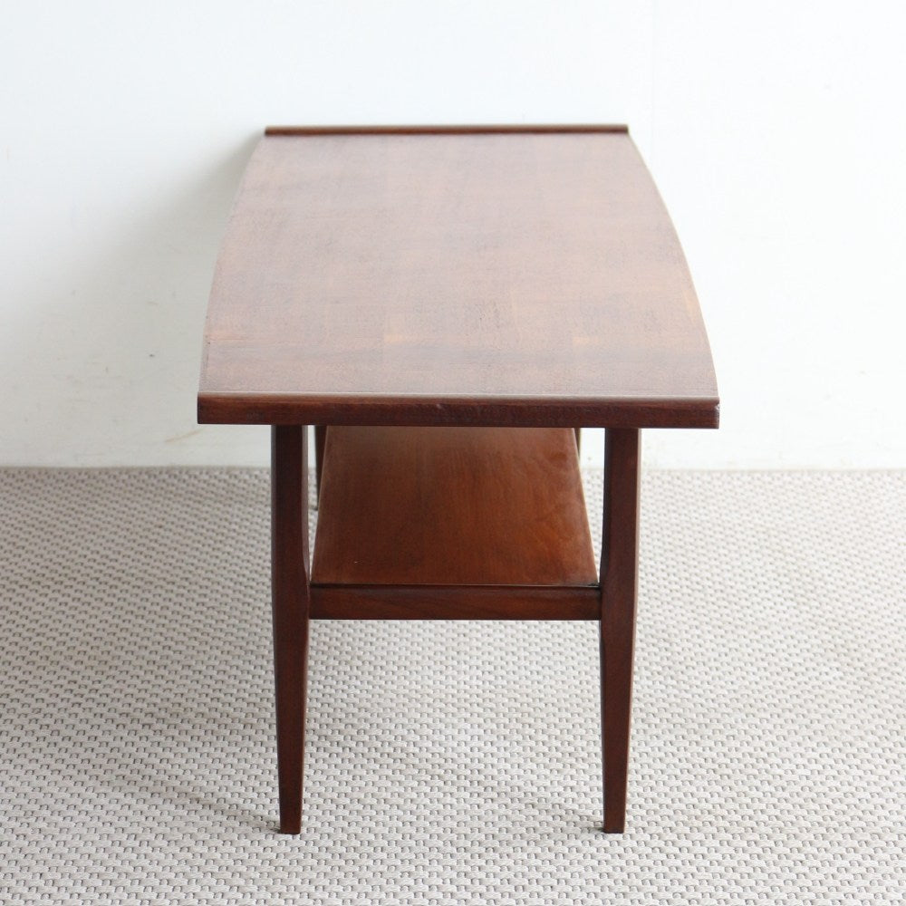 カーブする天板がオシャレ♪ コーヒーテーブル VC104-399