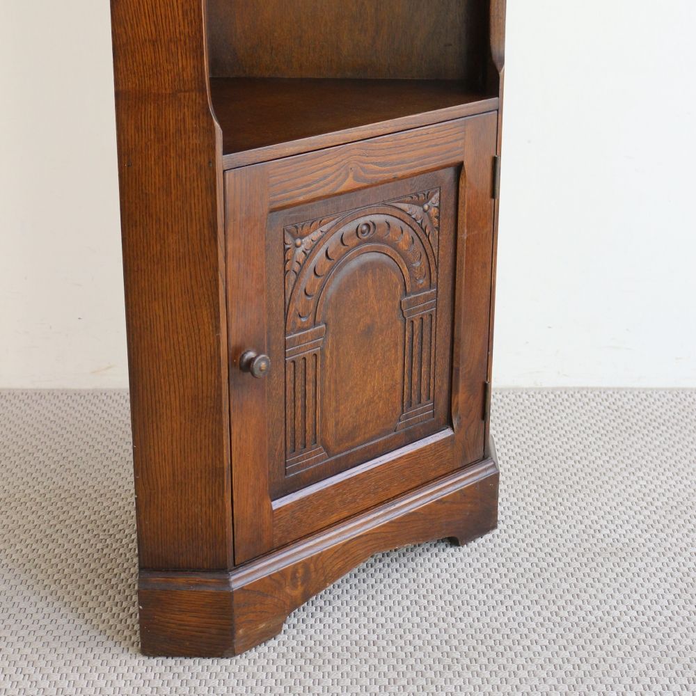 お部屋の角にピッタリ♪ コーナーキャビネット VC104-436