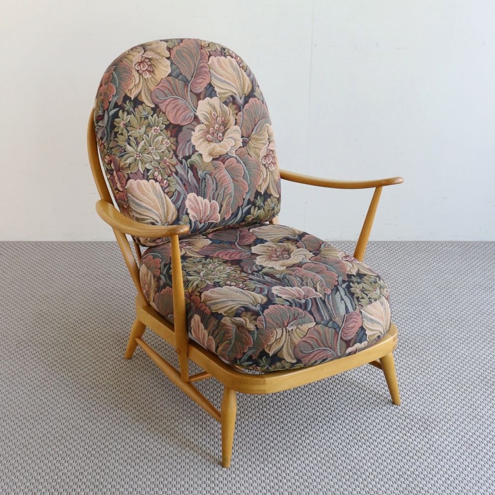 極上のくつろぎ感♪ イージーチェア / ソファ1人掛け【Ercol(アーコール)/No.203】 VC104-462001