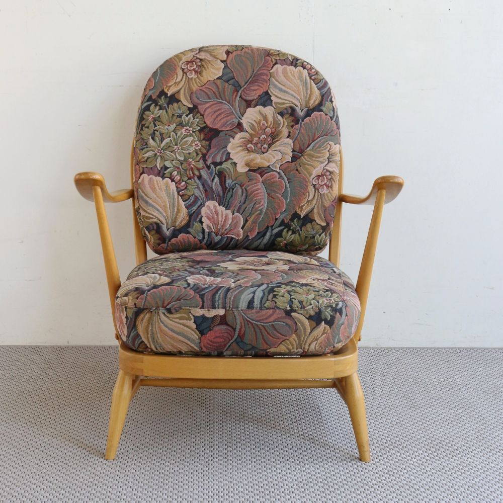 極上のくつろぎ感♪ イージーチェア / ソファ1人掛け【Ercol(アーコール)/No.203】 VC104-462003