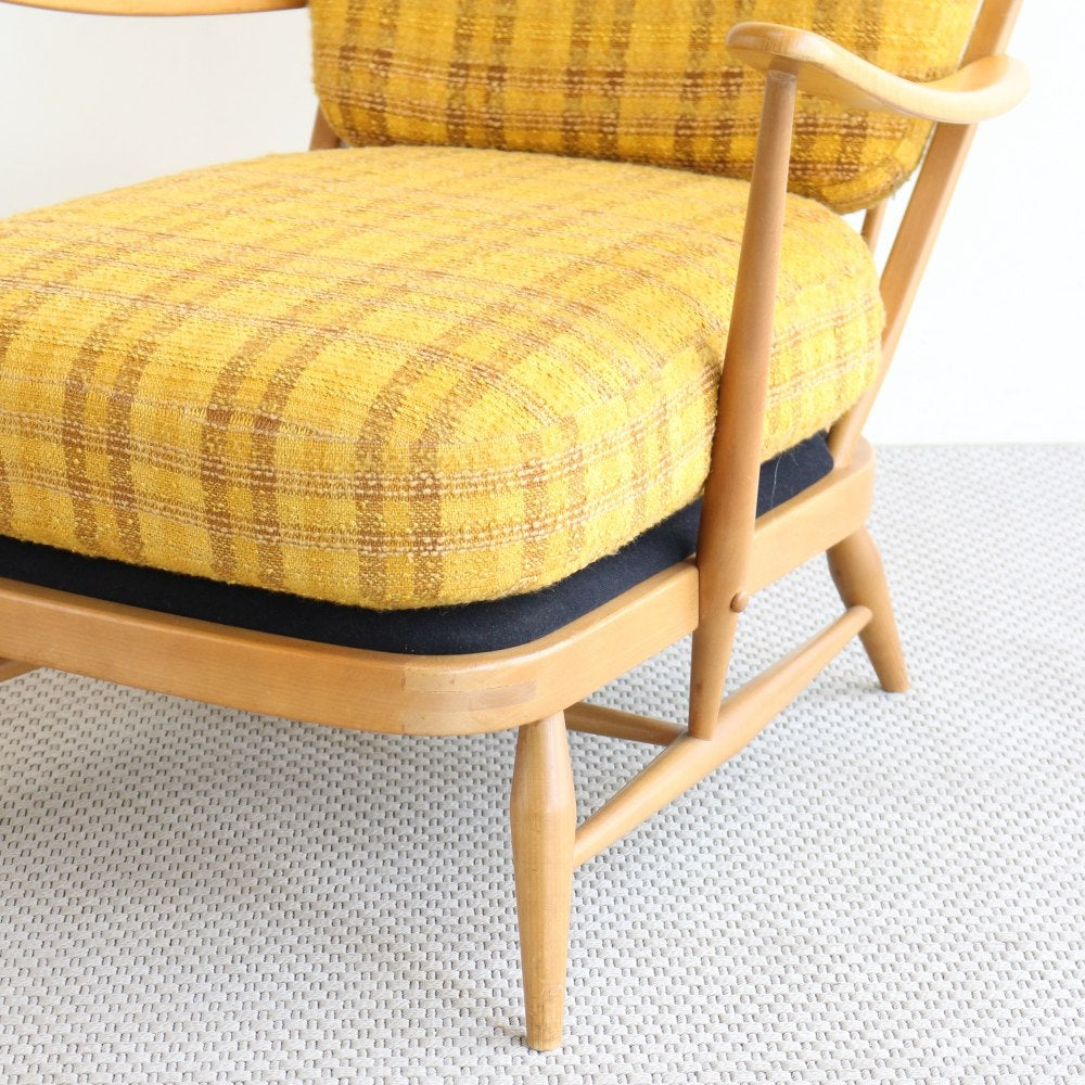 くつろぎ1人掛けソファ♪ ヴィンテージ・アーコール イージーチェア【Ercol/No.203】 VC104-462004