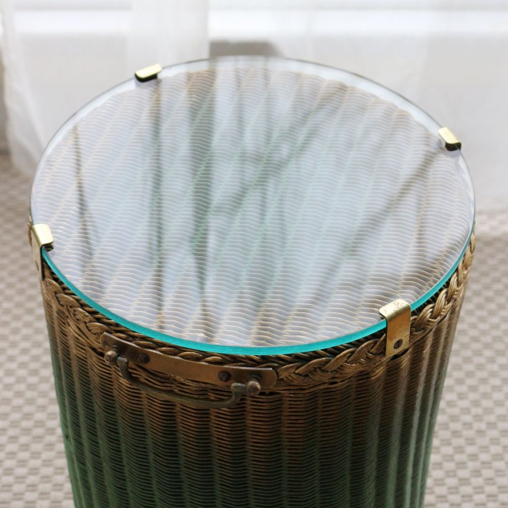 オシャレなガラストップ♪ ロイドルームバスケット VC104-480